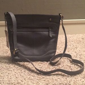 Grey Cross body purse